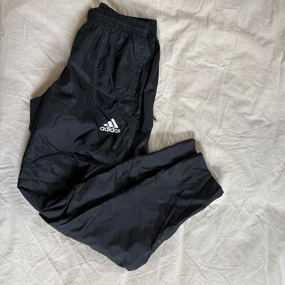 Adidas Mens Black Track Pants - Picture 1 of 5
